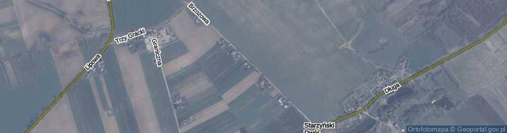 Zdjęcie satelitarne Brzozowa ul.